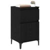 vidaXL Bedside Cabinet 2 pcs Black Oak 40 x 35 x 70 cm Engineered Wood