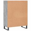 vidaxL Shelf Cabinet Concrete Grey 69.5x32.5x90 cm Engineered Wood