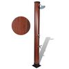 vidaXL 1.96 m Pool Solar Shower with Faux Wood Finish