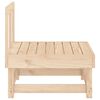 vidaXL Garden Middle Sofa Solid Wood Pine