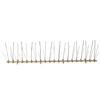 vidaXL 5-row Plastic Bird & Pigeon Spikes Set of 20 10 m