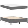 vidaXL Bed Frame with Mattress Light Grey 140 x 200 cm Fabric