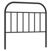 vidaXL Metal Replace Headboard Black 100 cm