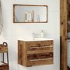vidaXL Bathroom Sink Cabinet Old Wood 60x38.5x48 cm Engineered Wood