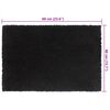 vidaXL Door Mat Black 40x60 cm Tufted Coir