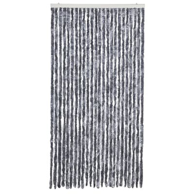 vidaXL Insect Curtain Silver 100x220 cm Chenille