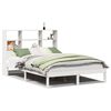 vidaXL Bookcase Bed without Mattress White 120x200 cm Solid Wood Pine