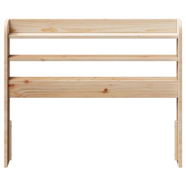 vidaXL Headboard with Shelves 75 cm Solid Wood Pine