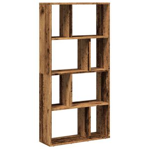 vidaXL Bookcase Old Wood 60x20x120.5 cm Engineered Wood