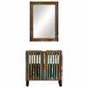 vidaXL 2 Piece Bathroom Furniture Set Solid Wood Acacia