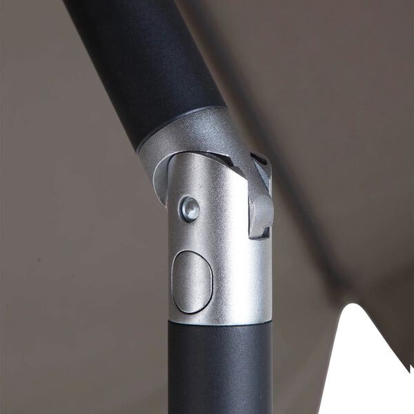 Madison Garden Parasol Flores Luxe 300 cm Round Taupe