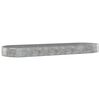 vidaXL Garden Raised Bed | Silver | Powder-coated steel | Large | Durable