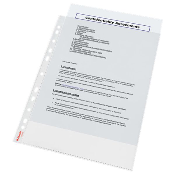 Esselte Heavy Duty Pocket 100 pcs A4