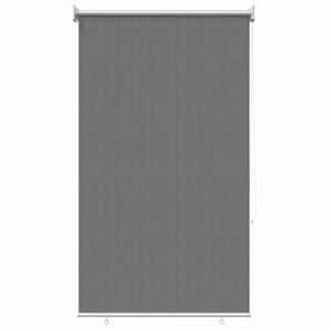 vidaXL Outdoor Roller Blind 90% UV Block Light Grey 80 x 140 cm HDPE