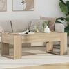 vidaXL Coffee Table Sonoma Oak 110 x 50 x 41 cm Engineered Wood