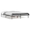 vidaXL Bed Frame without Mattress Grey Sonoma 120x190 cm
