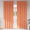 vidaXL Blackout Curtains with Rings 2 pcs Terracotta 245 x 140 cm