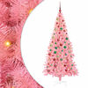 vidaXL Christmas Tree with 300 LEDs with Stand Pink 180 cm PVC