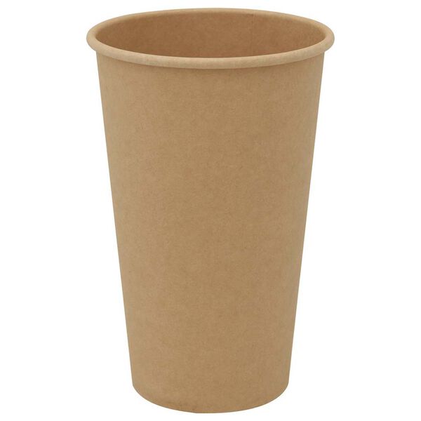 vidaXL Paper Coffee Cups with Lids 1000 pcs 16oz 400ml