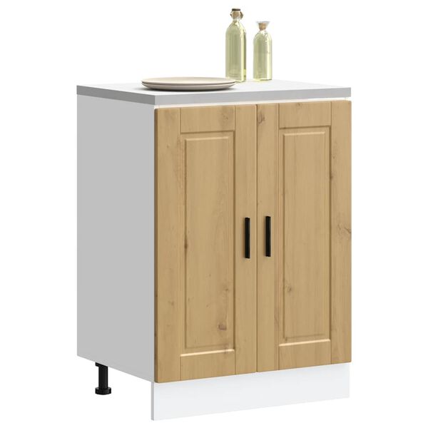 vidaXL Kitchen Base Cabinet&nbsp;Porto Artisan Oak Engineered Wood