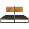 vidaXL Bed Frame without Mattress Metal 120x200 cm