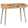 vidaXL Console Table 90x30x75 cm Solid Acacia Wood
