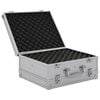 vidaXL Gun Case Aluminium ABS Silver