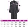 vidaXL Bathrobe KINN Anthracite XL Cotton