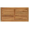 vidaXL Table Top Rectangular Solid Teak Wood Natural
