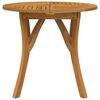 vidaXL Garden Table Ø 85 cm Solid Wood Acacia