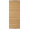Rectangular Brown Bamboo Rug 150 x 200 cm