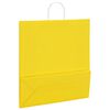 vidaXL Paper Bags 50 pcs with Handles Yellow 45x17x48 cm