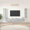 vidaXL 7 Piece TV Cabinet Set Concrete Grey Engineered Wood