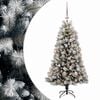 vidaXL Artificial Hinged Christmas Tree with Baubles 120 cm 150 LEDs