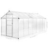 vidaXL Greenhouse Aluminium 421x190x195 cm 15.6 m³