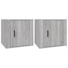 vidaXL Bedside Cabinets 2 pcs Grey Sonoma 50x39x47 cm