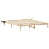 vidaXL Bed Frame Natural 180 x 200 cm Solid Pine Wood