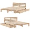 vidaXL Bed Frame without Mattress 120x200 cm Solid Wood Pine