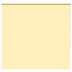 vidaXL Roller Blind Blackout Yellow 150x130 cm Fabric Width 146.6 cm Polyester