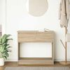 vidaXL Console Table with Drawers Sonoma Oak 85.5x38.5x74.5 cm