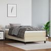 vidaXL Pocket Spring Bed Mattress Medium Cream 80x200x20 cm Faux Leather