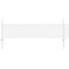 vidaXL Hexagonal Fence with Post 25 x 0.5 m Galvanised Steel Silver