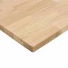vidaXL Desk Top Untreated 140x50x2.5 cm Solid Wood Oak Rectangular