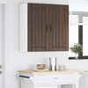 vidaXL Dishwasher Panel Lucca Brown Oak 80 x 31 x 80 cm