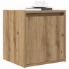 vidaXL Wall-Mounted Bedside Cabinets 2 pcs Artisan Oak 38x34x40 cm