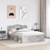 vidaXL Bed Frame with Headboard Concerte 140 x 200 cm Solid Pine Wood