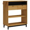 vidaXL Bar Table "FLAM" 92x45x110 cm Solid Wood Pine