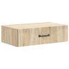 vidaXL Wall-Mounted Side Table Sonoma Oak 59 x 34.5 x 17 cm