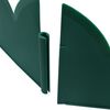 vidaXL Lawn Edgings 10 pcs Green 65x15 cm PP