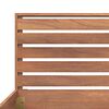 vidaXL Bed Frame without Mattress Solid Teak Wood 160x200 cm